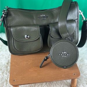 Coach Olive Leather Men's Messenger Bag